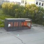 Остановка в Северном под видеонаблюдением