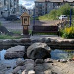 Библиотечный домик у храма Варвары